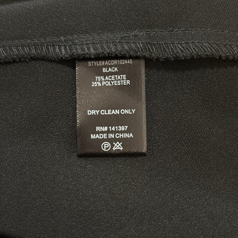 ASTR The Label Ellora Satin Midi Dress in Black SZ S NWOT - Picture 7 of 7